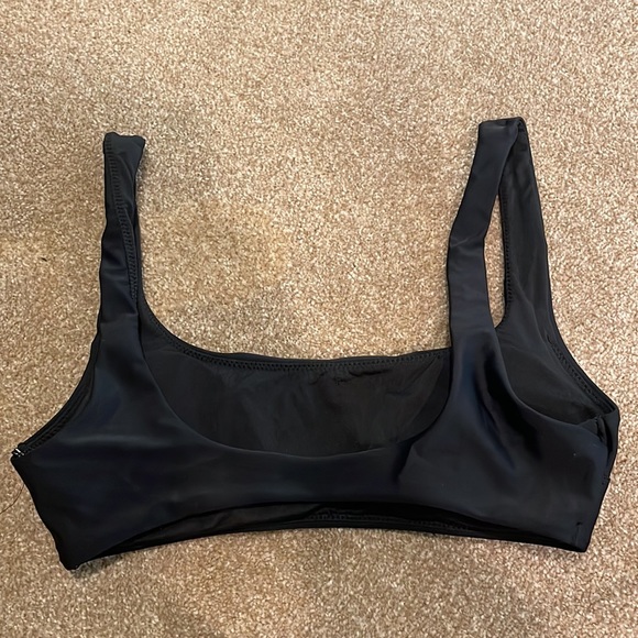 NWOT Aerie Wide Strap Scoop Bikini Top - Picture 5 of 6